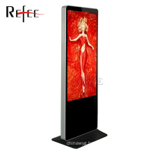 Refee 55 inch totem touch screen,shopping mall advertising touch screen kiosk,advertising machine